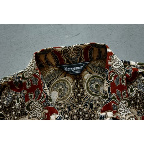 Vintage “Bangsawan” Flyfront Batik Shirt