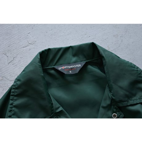 (Deadstock) 1970s “SPORTSMASTER” Nylon Coach Jacket / Made in USA