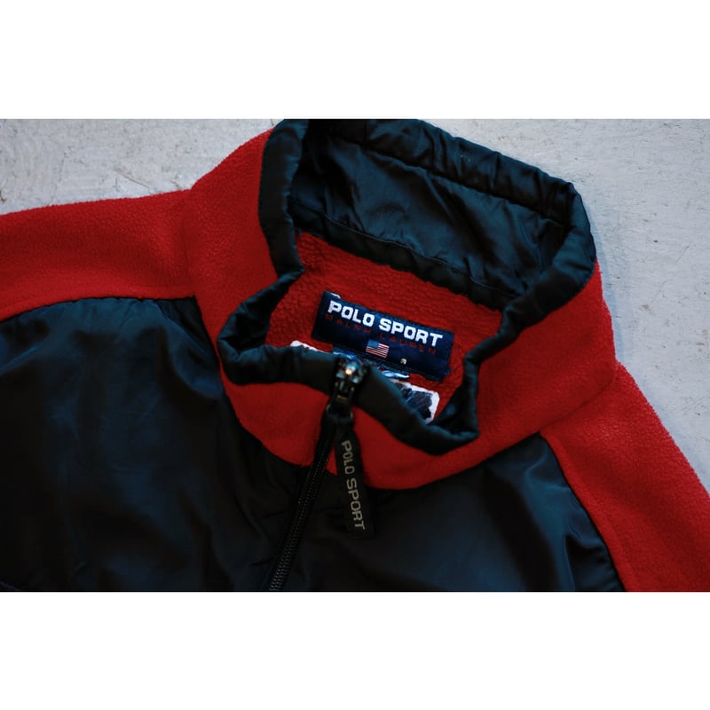 1990s “POLO SPORT” Swicthing Fleece Jacket | no