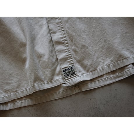 1990s “Levi's” Beige Color Cotton Shirt