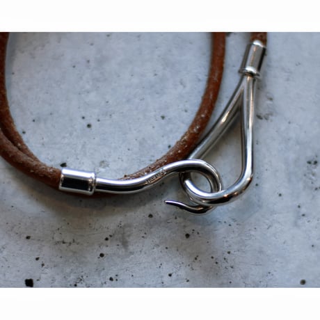 Vintage “HERMES” Jumbo Leather Bracelet