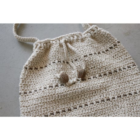 Vintage Crochet One Shoulder Summer Bag