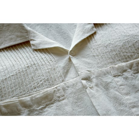 〜1990s Vintage Pintuck Guayabera Shirt / Made in Mexico