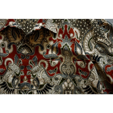 Vintage “Bangsawan” Flyfront Batik Shirt