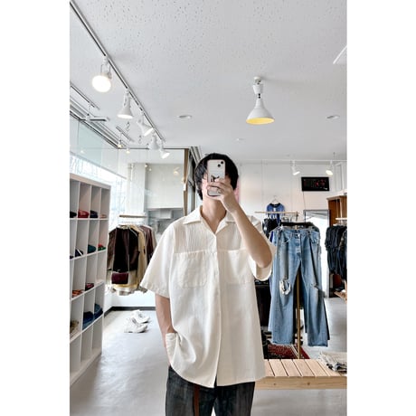 〜1990s Vintage Pintuck Guayabera Shirt / Made in Mexico