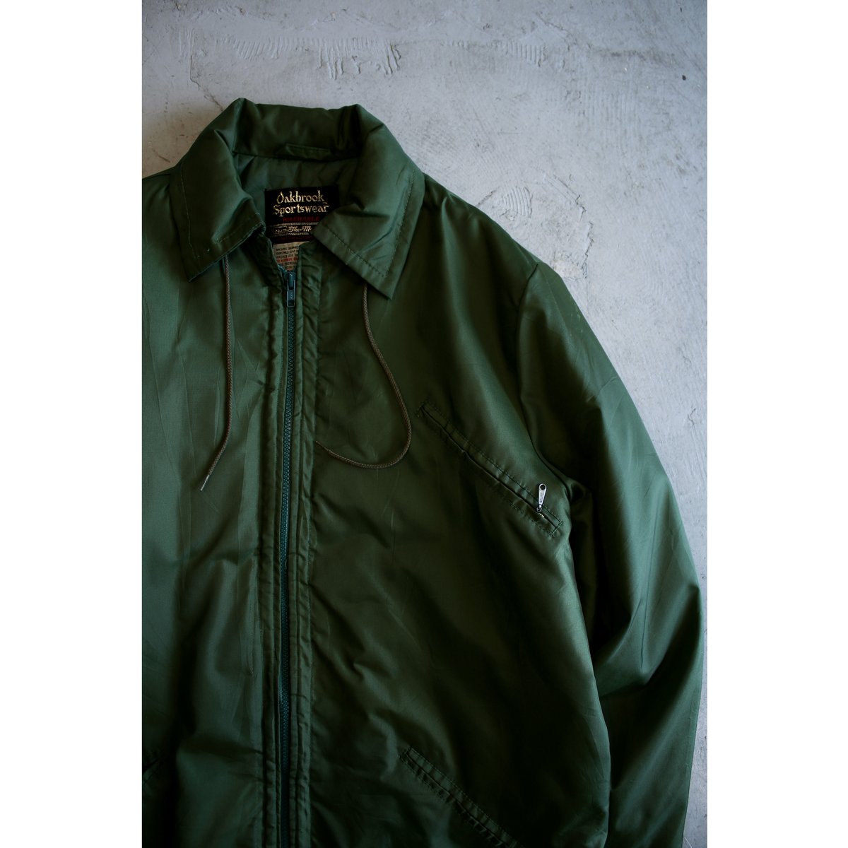 1970s Vintage “Sears” Oakbrook Sportswear Zipup