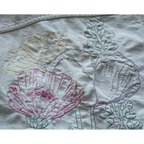 “Levi's” Floral Embroidery Denim Jacket