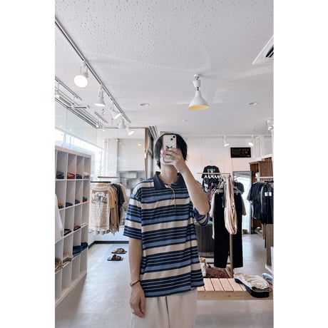 1980s〜 Multicolor Stripe Polo Shirt