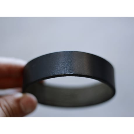 2000 Vintage “HERMES” (Margiela period) Poor Tour Leather Bangle / Made in FRANCE