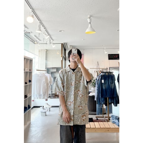 Vintage Ramie Cotton Opencollar Shirt