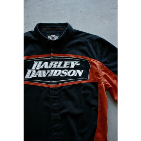 “Harley-Davidson” Embroidery Logo Shirt