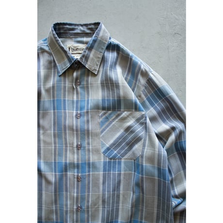 1980s Vintage Plaid Spring Box Shirt