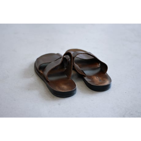“Aldo” Double Strap Leather Sandals