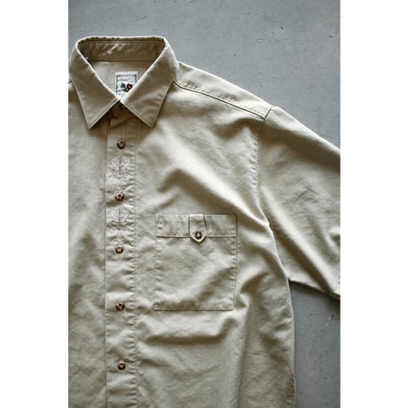 EU Vintage Embroidery Tyrol Shirt