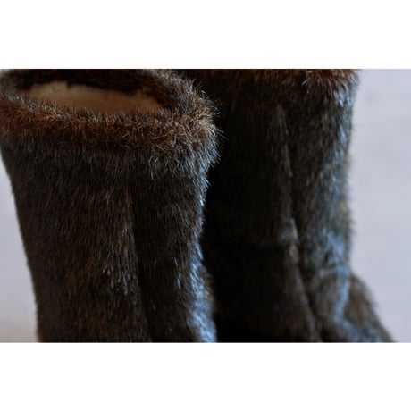 1970s〜 Real Fur Snow Boots Made in ITALY