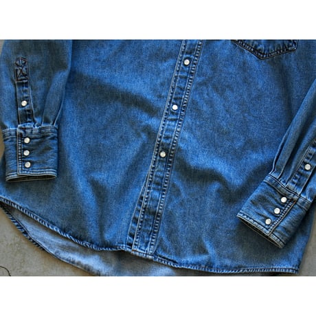 1980s Vintage Denim Western Shirt