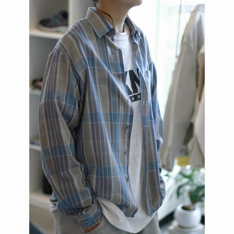 1980s Vintage Plaid Spring Box Shirt