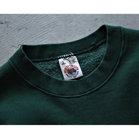 1990s Vintage Fruit of the loom Aphorism Logo Sweatshirt / Made in USA