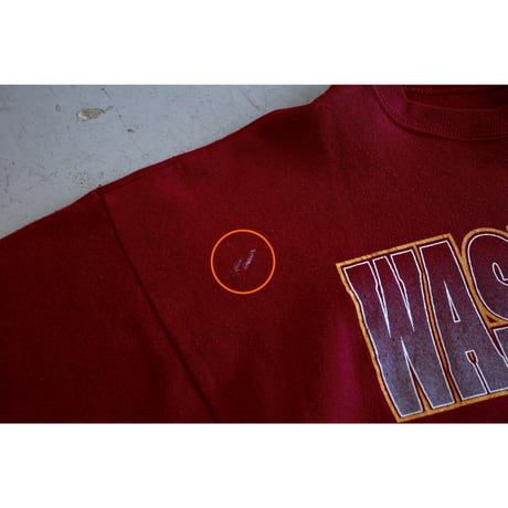 1990s NFL Redskins Print Sweatshirt / Made in USA