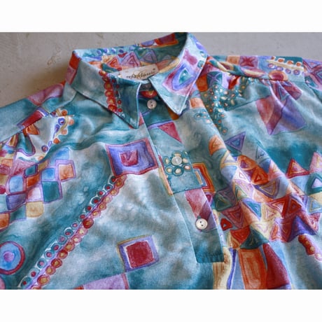 EURO Vintage Art Printed Pullover Shirt