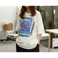 1990s “HEAD” Shabby Graphic Tshirt / Made in USA