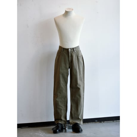 1980s〜 EU Vintage Beige Brown Color Jeans