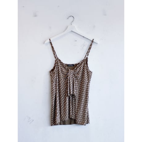 EU Polka Dots Ribbon Design Camisole