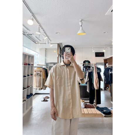 “TMC” Linen Blend Color Shirt