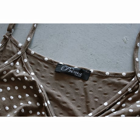 EU Polka Dots Ribbon Design Camisole