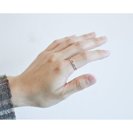 Vintage “Tiffany&Co.” Atlas Narrow Silver Ring #21