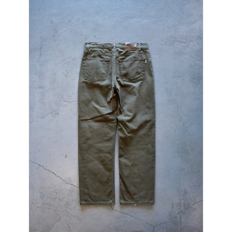 1980s〜 EU Vintage Beige Brown Color Jeans