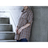 1970s “JCPenny” Plain Pockets Plaid Shirt