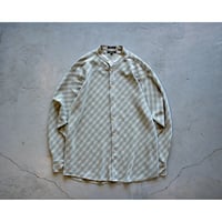 Ombré Stripe Bandcollar Shirt
