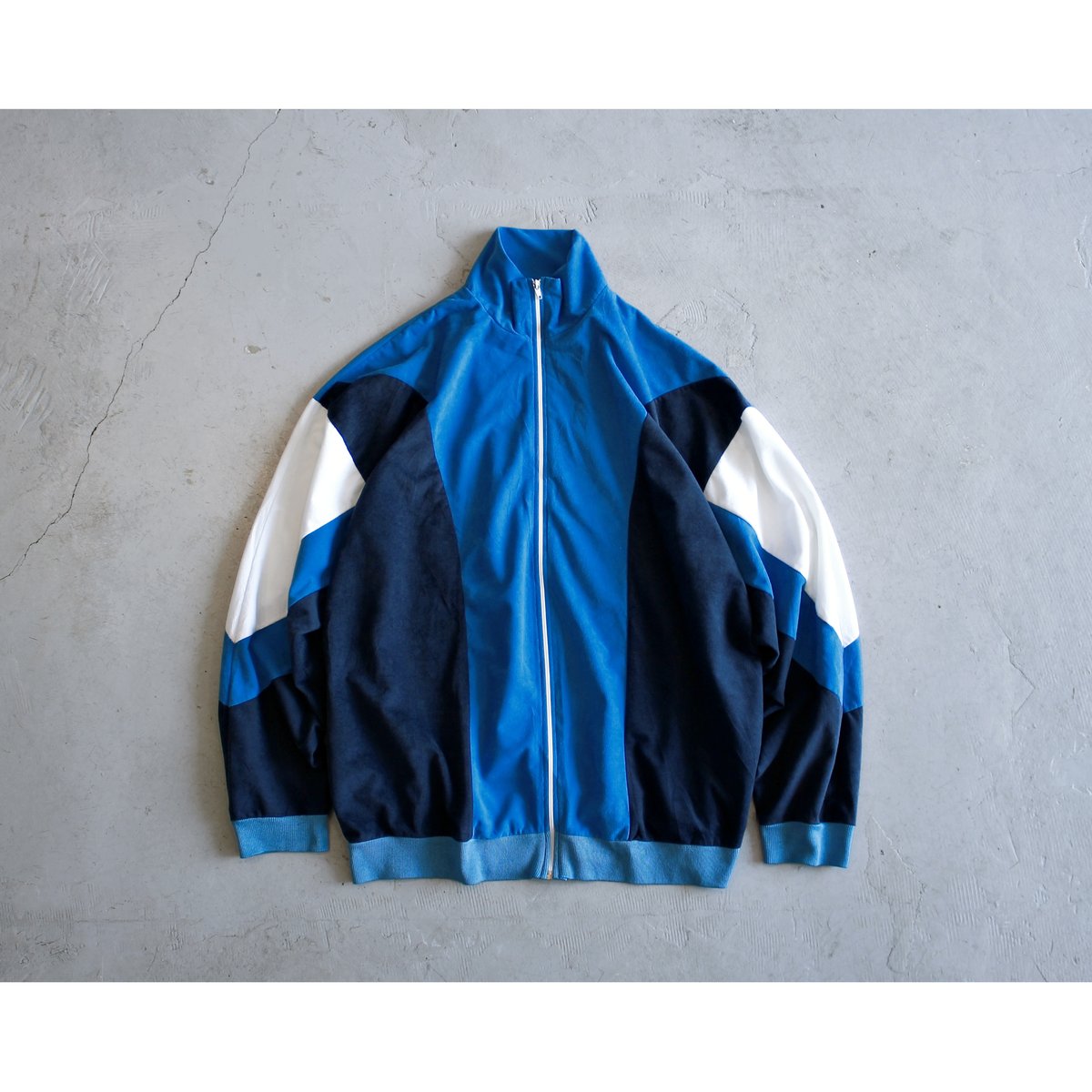 Vintage Velvet Zipup Track Jacket | no.vel ONLINE