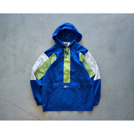 1990s Vintage “Reebok” Nylon Pullover Windbreaker