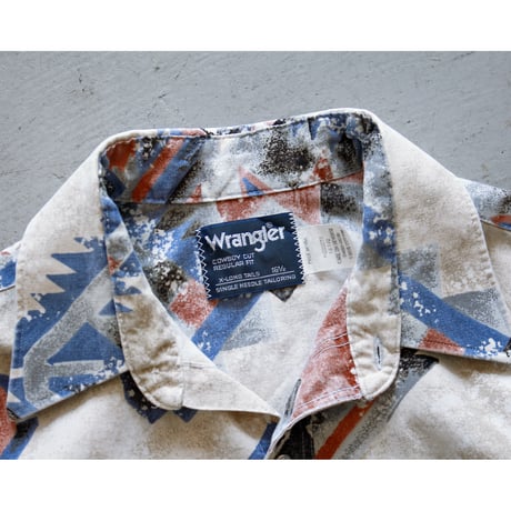1980s〜 Vintage “Wrangler” Native Western Shirt / Made in USA