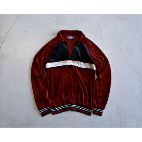 Vintage Lined Velvet Pullover Tops