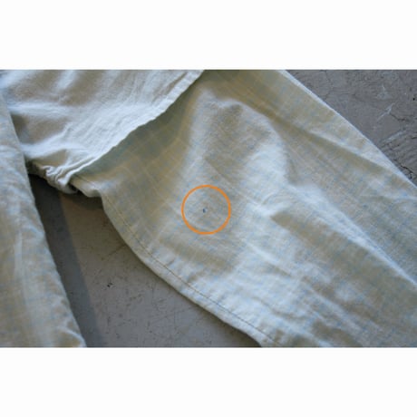 EU Vintage Henryneck Layered Plaid Shirt / Made in Italy