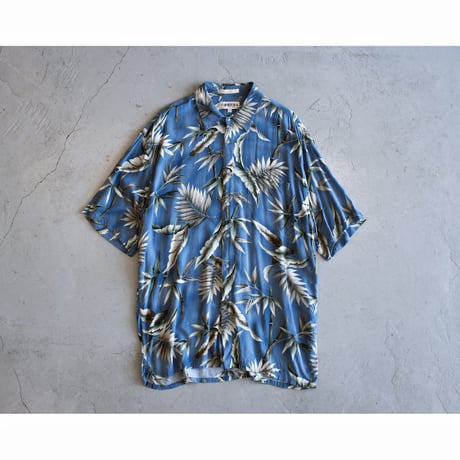 Vintage Rayon Resort Shirt “Sky Blue”