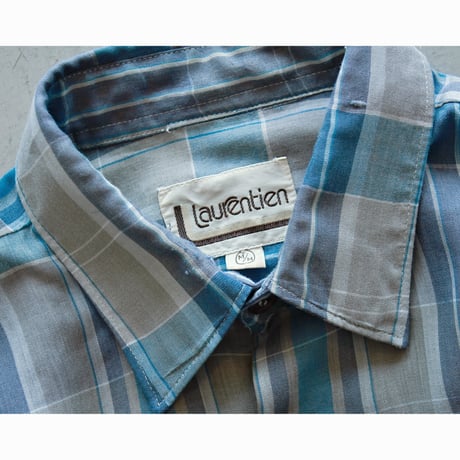 1980s Vintage Plaid Spring Box Shirt