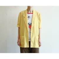 1990s Vintage Rayon Blend S/S Tailored Jacket