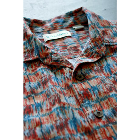2000s Rayon Blend Art Shirt Shirt