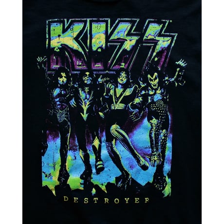 “KISS” Destroyer Print Official Rock Tshirt
