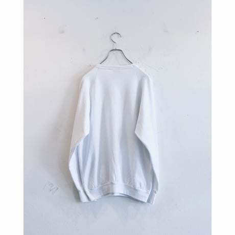 1990s Dog Print White Sweatshirt Made in USA