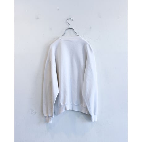 1990s Himawari Art Handpaint White Sweatshirt Made in USA