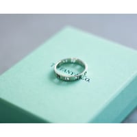 Vintage “Tiffany&Co.” Atlas Narrow Silver Ring #21