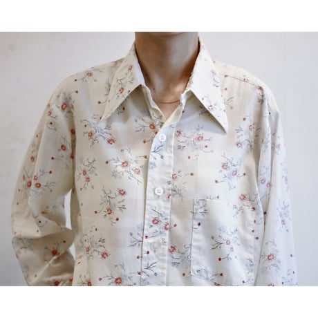 1970s Vintage Ditsy Print Shirt