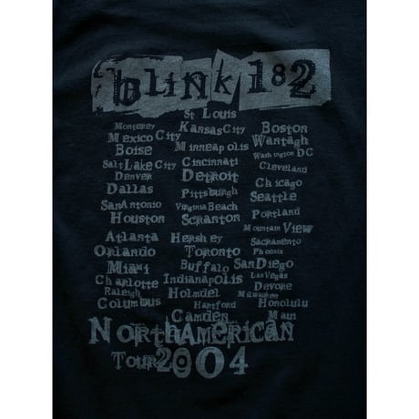 2004 “BLINK 182” North American Tour Rock Tshirt