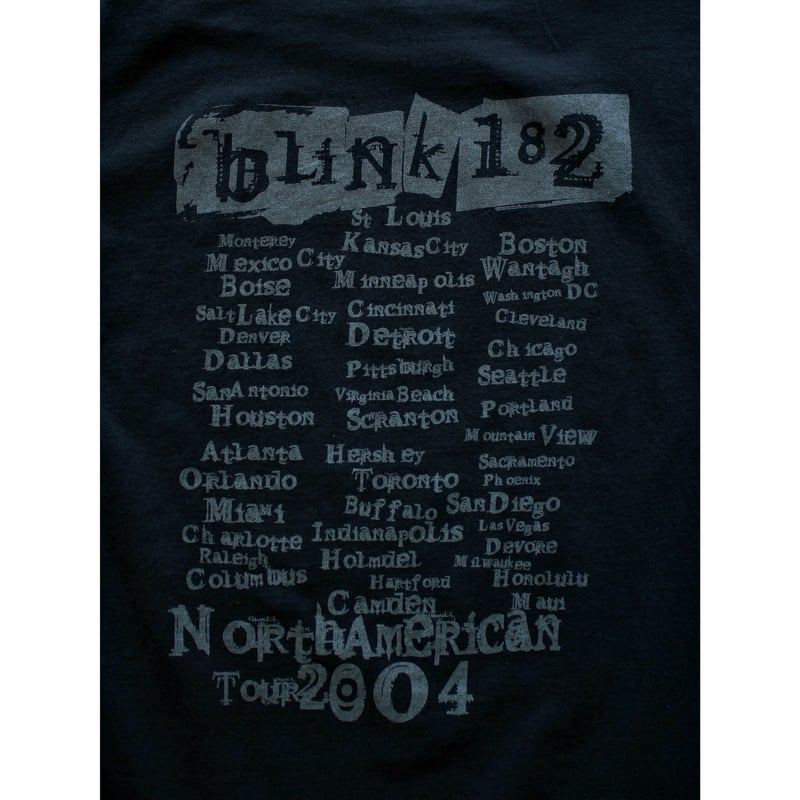 2004 “BLINK 182” North American Tour Rock Tshir