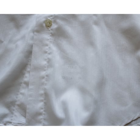 Vintage Flyfront Stitch Pintuck White Shirt